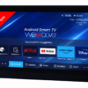 SMART ANDROID TV LED cuisine encastrable 81 cm