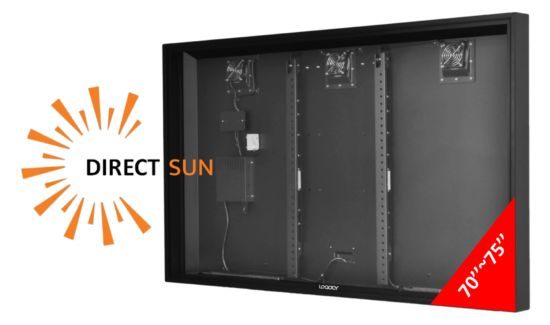 Carcasa impermeable para TV de exterior (70" - 75")